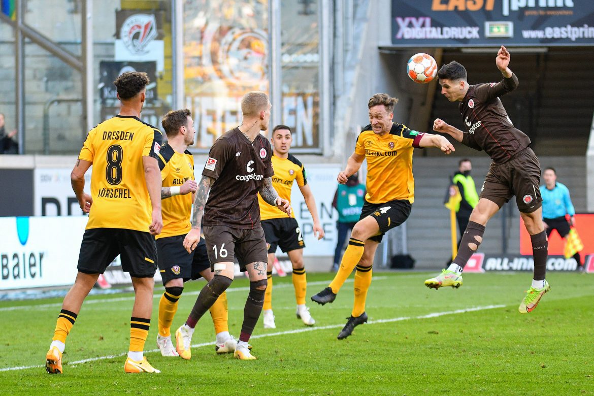 Dynamo Dresden – FC St. Pauli: 1:1 – Unpräzise