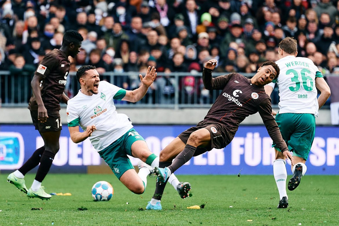 FC St. Pauli – SV Werder Bremen 1:1 – (k)ein Foul, (k)ein Handspiel, ein Punkt