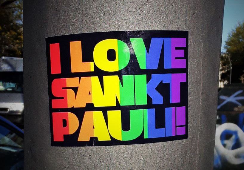 "I love Sankt Pauli"-Sticker