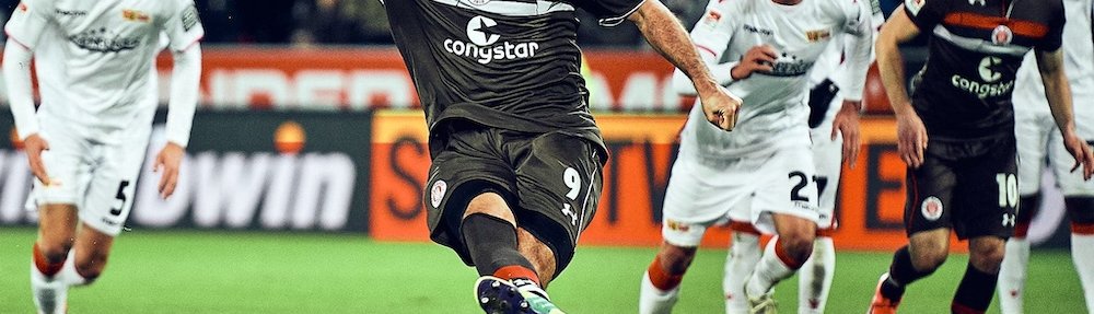 Alex Meier (FC St. Pauli) trifft am 04.02.2019 zum 3:2 Siegtreffer per Elfmeter in der 94. Minute gegen den 1. FC Union Berlin Copyright: Stefan Groenveld