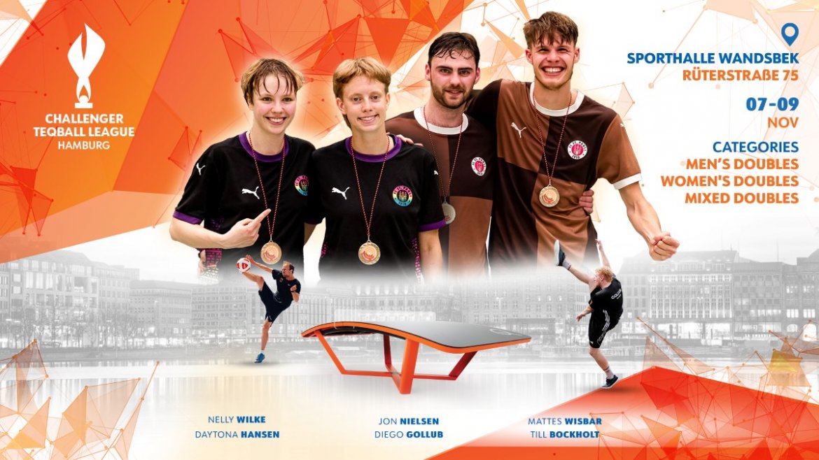Teqball: Internationales Challenger League Turnier in Hamburg
