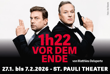"1h22 vor dem Ende" 27. Januar bis 7. Februar 2026, St. Pauli Theater