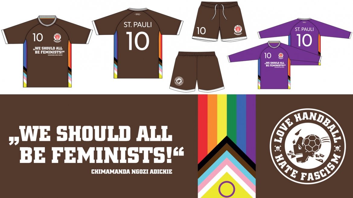 Handball: „We Should All Be Feminists“-Trikots