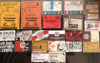 Dauerkartensammlung beim FC St. Pauli seit 1995