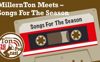 Grafik zur Saisonvorschau MillernTon Meets. Eine Kassette trägt den Titel Songs For The Season. Dazu das Logo des MillernTon VdS/NdS
