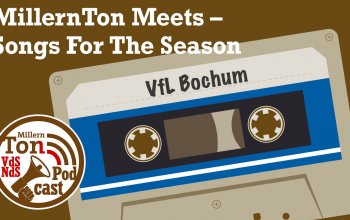 Grafik zur Saisonvorschau MillernTon Meets. Eine Kassette trägt den Titel "VfL Bochum". Dazu das Logo des MillernTon VdS/NdS